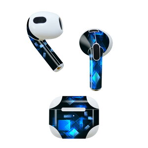 AirPods ��3���� ��p �f�U�C���X�L���V�[�� airpods 3 �p �G�A�|�b�h 3 �p ��O����i2021�j�Ή� 2������ �e2���Z�b�g �C���z�� �J�o�[ �f�R���[�V���� �A�N�Z�T���[ �f�R�V�[�� 000899 �͗l�@�u���[