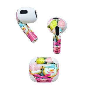 AirPods ��3���� ��p �f�U�C���X�L���V�[�� airpods 3 �p �G�A�|�b�h 3 �p ��O����i2021�j�Ή� 2������ �e2���Z�b�g �C���z�� �J�o�[ �f�R���[�V���� �A�N�Z�T���[ �f�R�V�[�� 002661 �X�m�[�}���@