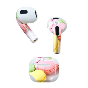 AirPods ��3���� ��p �f�U�C���X�L���V�[�� airpods 3 �p �G�A�|�b�h 3 �p ��O����i2021�j�Ή� 2������ �e2���Z�b�g �C���z�� �J�o�[ �f�R���[�V���� �A�N�Z�T���[ �f�R�V�[�� 002672 �}�J�����@�J