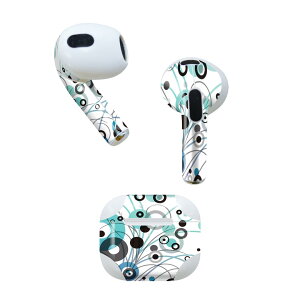 AirPods ��3���� ��p �f�U�C���X�L���V�[�� airpods 3 �p �G�A�|�b�h 3 �p ��O����i2021�j�Ή� 2������ �e2���Z�b�g �C���z�� �J�o�[ �f�R���[�V���� �A�N�Z�T���[ �f�R�V�[�� 002945 �͗l�@���@��
