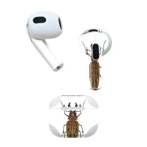AirPods ��3���� ��p �f�U�C���X�L���V�[�� airpods 3 �p �G�A�|�b�h 3 �p ��O����i2021�j�Ή� 2������ �e2���Z�b�g �C���z�� �J�o�[ �f�R���[�V���� �A�N�Z�T���[ �f�R�V�[�� 020004 �� long horned bee