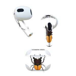 AirPods ��3���� ��p �f�U�C���X�L���V�[�� airpods 3 �p �G�A�|�b�h 3 �p ��O����i2021�j�Ή� 2������ �e2���Z�b�g �C���z�� �J�o�[ �f�R���[�V���� �A�N�Z�T���[ �f�R�V�[�� 020008 �� stag beetle �N