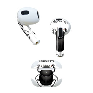 AirPods ��3���� ��p �f�U�C���X�L���V�[�� airpods 3 �p �G�A�|�b�h 3 �p ��O����i2021�j�Ή� 2������ �e2���Z�b�g �C���z�� �J�o�[ �f�R���[�V���� �A�N�Z�T���[ �f�R�V�[�� 020024 �� �� scarab beet