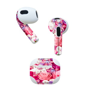 AirPods ��3���� ��p �f�U�C���X�L���V�[�� airpods 3 �p �G�A�|�b�h 3 �p ��O����i2021�j�Ή� 2������ �e2���Z�b�g �C���z�� �J�o�[ �f�R���[�V���� �A�N�Z�T���[ �f�R�V�[�� 004602 �ԁ@�K�[���[