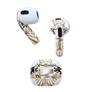 AirPods ��3���� ��p �f�U�C���X�L���V�[�� airpods 3 �p �G�A�|�b�h 3 �p ��O����i2021�j�Ή� 2������ �e2���Z�b�g �C���z�� �J�o�[ �f�R���[�V���� �A�N�Z�T���[ �f�R�V�[�� 005626 ���C�I���@��