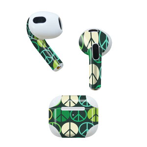 AirPods ��3���� ��p �f�U�C���X�L���V�[�� airpods 3 �p �G�A�|�b�h 3 �p ��O����i2021�j�Ή� 2������ �e2���Z�b�g �C���z�� �J�o�[ �f�R���[�V���� �A�N�Z�T���[ �f�R�V�[�� 007104 �s�[�X�}�[�N