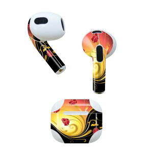 AirPods ��3���� ��p �f�U�C���X�L���V�[�� airpods 3 �p �G�A�|�b�h 3 �p ��O����i2021�j�Ή� 2������ �e2���Z�b�g �C���z�� �J�o�[ �f�R���[�V���� �A�N�Z�T���[ �f�R�V�[�� 007540 �ԁ@�@�ԁ@��