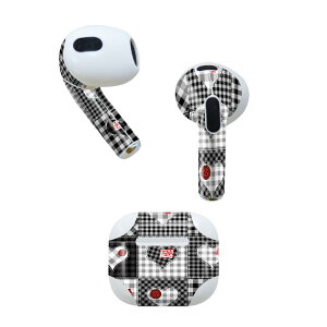 AirPods ��3���� ��p �f�U�C���X�L���V�[�� airpods 3 �p �G�A�|�b�h 3 �p ��O����i2021�j�Ή� 2������ �e2���Z�b�g �C���z�� �J�o�[ �f�R���[�V���� �A�N�Z�T���[ �f�R�V�[�� 008558 �`�F�b�N�@�n