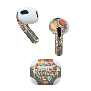 AirPods ��3���� ��p �f�U�C���X�L���V�[�� airpods 3 �p �G�A�|�b�h 3 �p ��O����i2021�j�Ή� 2������ �e2���Z�b�g �C���z�� �J�o�[ �f�R���[�V���� �A�N�Z�T���[ �f�R�V�[�� 008826 �C���X�g�@�n
