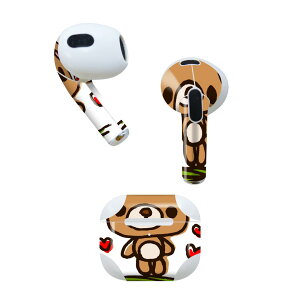 AirPods ��3���� ��p �f�U�C���X�L���V�[�� airpods 3 �p �G�A�|�b�h 3 �p ��O����i2021�j�Ή� 2������ �e2���Z�b�g �C���z�� �J�o�[ �f�R���[�V���� �A�N�Z�T���[ �f�R�V�[�� 009215 �L�����N�^�[