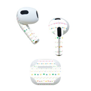 AirPods ��3���� ��p �f�U�C���X�L���V�[�� airpods 3 �p �G�A�|�b�h 3 �p ��O����i2021�j�Ή� 2������ �e2���Z�b�g �C���z�� �J�o�[ �f�R���[�V���� �A�N�Z�T���[ �f�R�V�[�� 009355 �J���t���@�@