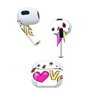 AirPods ��3���� ��p �f�U�C���X�L���V�[�� airpods 3 �p �G�A�|�b�h 3 �p ��O����i2021�j�Ή� 2������ �e2���Z�b�g �C���z�� �J�o�[ �f�R���[�V���� �A�N�Z�T���[ �f�R�V�[�� 009408 �p��@�@���@L