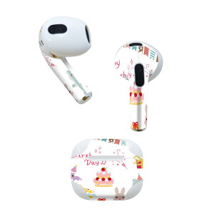 AirPods ��3���� ��p �f�U�C���X�L���V�[�� airpods 3 �p �G�A�|�b�h 3 �p ��O����i2021�j�Ή� 2������ �e2���Z�b�g �C���z�� �J�o�[ �f�R���[�V���� �A�N�Z�T���[ �f�R�V�[�� 009520 �o�[�X�f�[�@