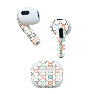 AirPods ��3���� ��p �f�U�C���X�L���V�[�� airpods 3 �p �G�A�|�b�h 3 �p ��O����i2021�j�Ή� 2������ �e2���Z�b�g �C���z�� �J�o�[ �f�R���[�V���� �A�N�Z�T���[ �f�R�V�[�� 013443 �n�[�g�@�}��