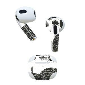AirPods ��3���� ��p �f�U�C���X�L���V�[�� airpods 3 �p �G�A�|�b�h 3 �p ��O����i2021�j�Ή� 2������ �e2���Z�b�g �C���z�� �J�o�[ �f�R���[�V���� �A�N�Z�T���[ �f�R�V�[�� 013507 �R�@�}�E���e