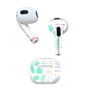 AirPods ��3���� ��p �f�U�C���X�L���V�[�� airpods 3 �p �G�A�|�b�h 3 �p ��O����i2021�j�Ή� 2������ �e2���Z�b�g �C���z�� �J�o�[ �f�R���[�V���� �A�N�Z�T���[ �f�R�V�[�� 013958 �ā@���[�t�@