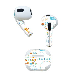 AirPods ��3���� ��p �f�U�C���X�L���V�[�� airpods 3 �p �G�A�|�b�h 3 �p ��O����i2021�j�Ή� 2������ �e2���Z�b�g �C���z�� �J�o�[ �f�R���[�V���� �A�N�Z�T���[ �f�R�V�[�� 013977 �~�@�����@��