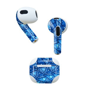 AirPods ��3���� ��p �f�U�C���X�L���V�[�� airpods 3 �p �G�A�|�b�h 3 �p ��O����i2021�j�Ή� 2������ �e2���Z�b�g �C���z�� �J�o�[ �f�R���[�V���� �A�N�Z�T���[ �f�R�V�[�� 014067 �K���X�@�͗l