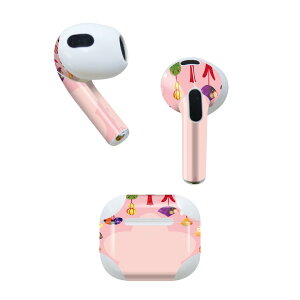 AirPods ��3���� ��p �f�U�C���X�L���V�[�� airpods 3 �p �G�A�|�b�h 3 �p ��O����i2021�j�Ή� 2������ �e2���Z�b�g �C���z�� �J�o�[ �f�R���[�V���� �A�N�Z�T���[ �f�R�V�[�� 016205 �a���@��