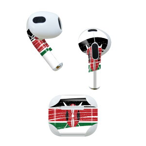 AirPods ��3���� ��p �f�U�C���X�L���V�[�� airpods 3 �p �G�A�|�b�h 3 �p ��O����i2021�j�Ή� 2������ �e2���Z�b�g �C���z�� �J�o�[ �f�R���[�V���� �A�N�Z�T���[ �f�R�V�[�� 018481 ���� kenya �P�j