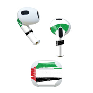 AirPods ��3���� ��p �f�U�C���X�L���V�[�� airpods 3 �p �G�A�|�b�h 3 �p ��O����i2021�j�Ή� 2������ �e2���Z�b�g �C���z�� �J�o�[ �f�R���[�V���� �A�N�Z�T���[ �f�R�V�[�� 018591 ���� united-arab-