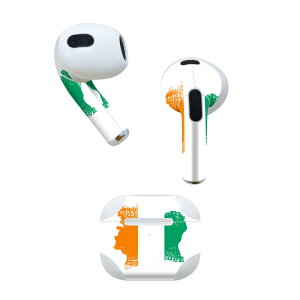 AirPods ��3���� ��p �f�U�C���X�L���V�[�� airpods 3 �p �G�A�|�b�h 3 �p ��O����i2021�j�Ή� 2������ �e2���Z�b�g �C���z�� �J�o�[ �f�R���[�V���� �A�N�Z�T���[ �f�R�V�[�� 018803 ���� cote_d'Ivore