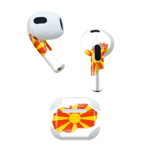 AirPods ��3���� ��p �f�U�C���X�L���V�[�� airpods 3 �p �G�A�|�b�h 3 �p ��O����i2021�j�Ή� 2������ �e2���Z�b�g �C���z�� �J�o�[ �f�R���[�V���� �A�N�Z�T���[ �f�R�V�[�� 018877 ���� macedonia 