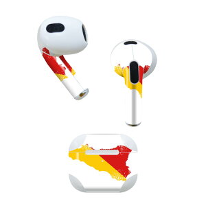 AirPods ��3���� ��p �f�U�C���X�L���V�[�� airpods 3 �p �G�A�|�b�h 3 �p ��O����i2021�j�Ή� 2������ �e2���Z�b�g �C���z�� �J�o�[ �f�R���[�V���� �A�N�Z�T���[ �f�R�V�[�� 018943 ���� sicily �V