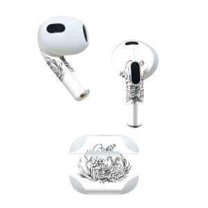 AirPods ��3���� ��p �f�U�C���X�L���V�[�� airpods 3 �p �G�A�|�b�h 3 �p ��O����i2021�j�Ή� 2������ �e2���Z�b�g �C���z�� �J�o�[ �f�R���[�V���� �A�N�Z�T���[ �f�R�V�[�� 019565 �t�H���g flower