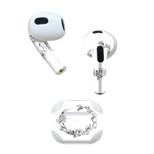 AirPods ��3���� ��p �f�U�C���X�L���V�[�� airpods 3 �p �G�A�|�b�h 3 �p ��O����i2021�j�Ή� 2������ �e2���Z�b�g �C���z�� �J�o�[ �f�R���[�V���� �A�N�Z�T���[ �f�R�V�[�� 019568 �t�H���g flower