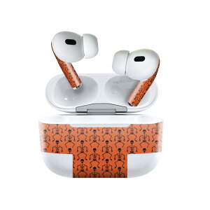 Air Pods Pro2 / Pro1 専用 デザインスキンシール airpods エアポッド apple アップル AirPods Pro 第1世代 airpodsPro 第2世代 対応 イヤホン カバー デコレーション アクセサリー デコシール 020149 ハロウィン