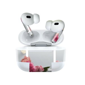 Air Pods Pro2 / Pro1 専用 デザインスキンシール airpods エアポッド apple アップル AirPods Pro 第1世代 airpodsPro 第2世代 対応 イヤホン カバー デコレーション アクセサリー デコシール 023011 花 イラス