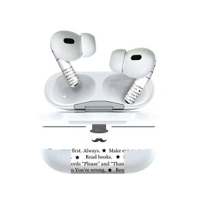 Air Pods Pro2 / Pro1 ��p �f�U�C���X�L���V�[�� airpods �G�A�|�b�h apple �A�b�v�� AirPods Pro ��1���� airpodsPro ��2���� �Ή� �C���z�� �J�o�[ �f�R���[�V���� �A�N�Z�T���[ �f�R�V�[�� 009438 �p��@���@