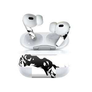 Air Pods Pro2 / Pro1 専用 デザインスキンシール airpods エアポッド apple アップル AirPods Pro 第1世代 airpodsPro 第2世代 対応 イヤホン カバー デコレーション アクセサリー デコシール 011433 動物 うま