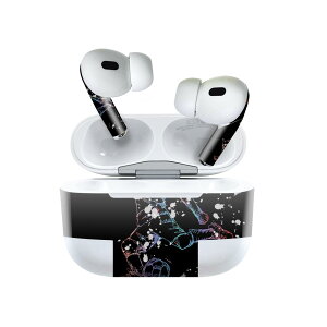 Air Pods Pro2 / Pro1 専用 デザインスキンシール airpods エアポッド apple アップル AirPods Pro 第1世代 airpodsPro 第2世代 対応 イヤホン カバー デコレーション アクセサリー デコシール 014795 サッカー