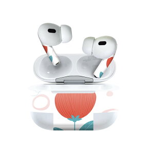 Air Pods Pro2 / Pro1 専用 デザインスキンシール airpods エアポッド apple アップル AirPods Pro 第1世代 airpodsPro 第2世代 対応 イヤホン カバー デコレーション アクセサリー デコシール 014918 花 かわい