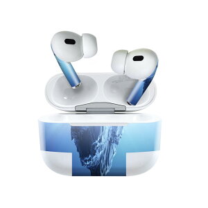 Air Pods Pro2 / Pro1 専用 デザインスキンシール airpods エアポッド apple アップル AirPods Pro 第1世代 airpodsPro 第2世代 対応 イヤホン カバー デコレーション アクセサリー デコシール 014978 景色 自然