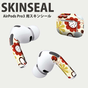 Air Pods Pro3 ��p �f�U�C���X�L���V�[�� �G�A�|�b�h AirPods Pro ��3���� �Ή� 2������ �C���z�� �J�o�[ �f�R���[�V���� �A�N�Z�T���[ �f�R�V�[�� ���i���Ĕ������V�[�g 000675 �ԁ@�ԐF