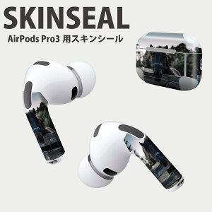 Air Pods Pro3 専用 デザインスキンシール エアポッド AirPods Pro 第3世代 対応 2枚入り イヤホン カバー デコレーション アクセサリー デコシール 高品質再剥離性シート 023442 馬 動物 写真