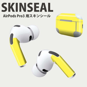 Air Pods Pro3 ��p �f�U�C���X�L���V�[�� �G�A�|�b�h AirPods Pro ��3���� �Ή� 2������ �C���z�� �J�o�[ �f�R���[�V���� �A�N�Z�T���[ �f�R�V�[�� ���i���Ĕ������V�[�g 036086 POP YELLOW