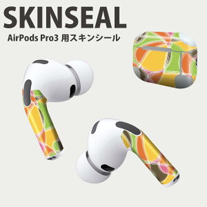 Air Pods Pro3 ��p �f�U�C���X�L���V�[�� �G�A�|�b�h AirPods Pro ��3���� �Ή� 2������ �C���z�� �J�o�[ �f�R���[�V���� �A�N�Z�T���[ �f�R�V�[�� ���i���Ĕ������V�[�g 005250 �΁@�I�����W�@�͗l