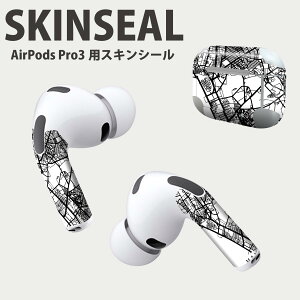 Air Pods Pro3 専用 デザインスキンシール エアポッド AirPods Pro 第3世代 対応 2枚入り イヤホン カバー デコレーション アクセサリー デコシール 高品質再剥離性シート 050146