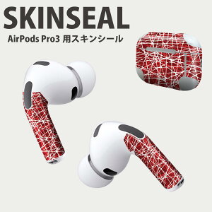 Air Pods Pro3 ��p �f�U�C���X�L���V�[�� �G�A�|�b�h AirPods Pro ��3���� �Ή� 2������ �C���z�� �J�o�[ �f�R���[�V���� �A�N�Z�T���[ �f�R�V�[�� ���i���Ĕ������V�[�g 007875 �ԁ@���b�h�@�͗l�@