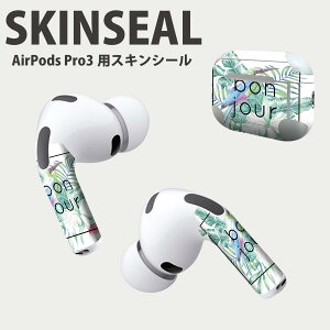 Air Pods Pro3 ��p �f�U�C���X�L���V�[�� �G�A�|�b�h AirPods Pro ��3���� �Ή� 2������ �C���z�� �J�o�[ �f�R���[�V���� �A�N�Z�T���[ �f�R�V�[�� ���i���Ĕ������V�[�g 011163 �{�^�j�J���@���@��