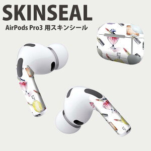 Air Pods Pro3 専用 デザインスキンシール エアポッド AirPods Pro 第3世代 対応 2枚入り イヤホン カバー デコレーション アクセサリー デコシール 高品質再剥離性シート 012540 香水 リップ おし