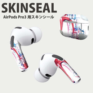 Air Pods Pro3 専用 デザインスキンシール エアポッド AirPods Pro 第3世代 対応 2枚入り イヤホン カバー デコレーション アクセサリー デコシール 高品質再剥離性シート 014177 ファッション おし