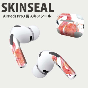 Air Pods Pro3 専用 デザインスキンシール エアポッド AirPods Pro 第3世代 対応 2枚入り イヤホン カバー デコレーション アクセサリー デコシール 高品質再剥離性シート 014351 フラミンゴ 鳥 ピ