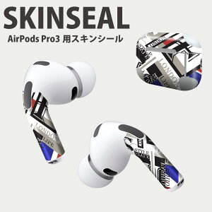 Air Pods Pro3 専用 デザインスキンシール エアポッド AirPods Pro 第3世代 対応 2枚入り イヤホン カバー デコレーション アクセサリー デコシール 高品質再剥離性シート 014965 ユニオンジャック