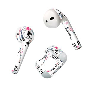 Air Pods 専用 デザインスキンシール airpods エアポッド apple アップル AirPods 第一世代(2016)airpods2 第二世代(2019)対応 イヤホン カバー デコレーション アクセサリー デコシール 011129 動物