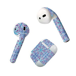 Air Pods 専用 デザインスキンシール airpods エアポッド apple アップル AirPods 第一世代(2016)airpods2 第二世代(2019)対応 イヤホン カバー デコレーション アクセサリー デコシール 011272 模様